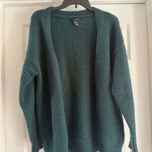 Forever 21 Cozy Green Cardigan